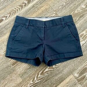 J Crew Factory Chino 3-Inch Navy Shorts - Size 0